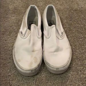 White Vans size 7.5